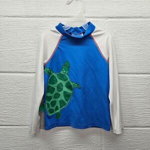 Baby Boden Sea Turtle long sleeve swim Shirt rash guard 2-3Y